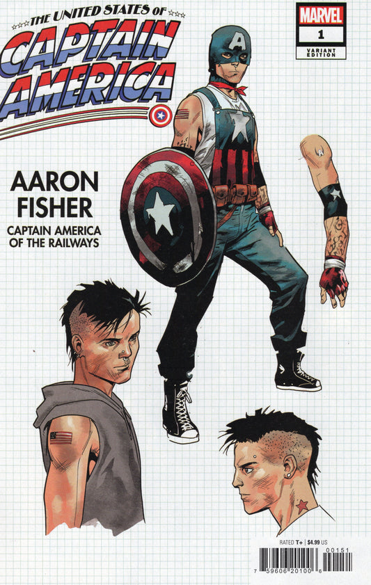 United States of Captain America #1E (Marvel 2021)
