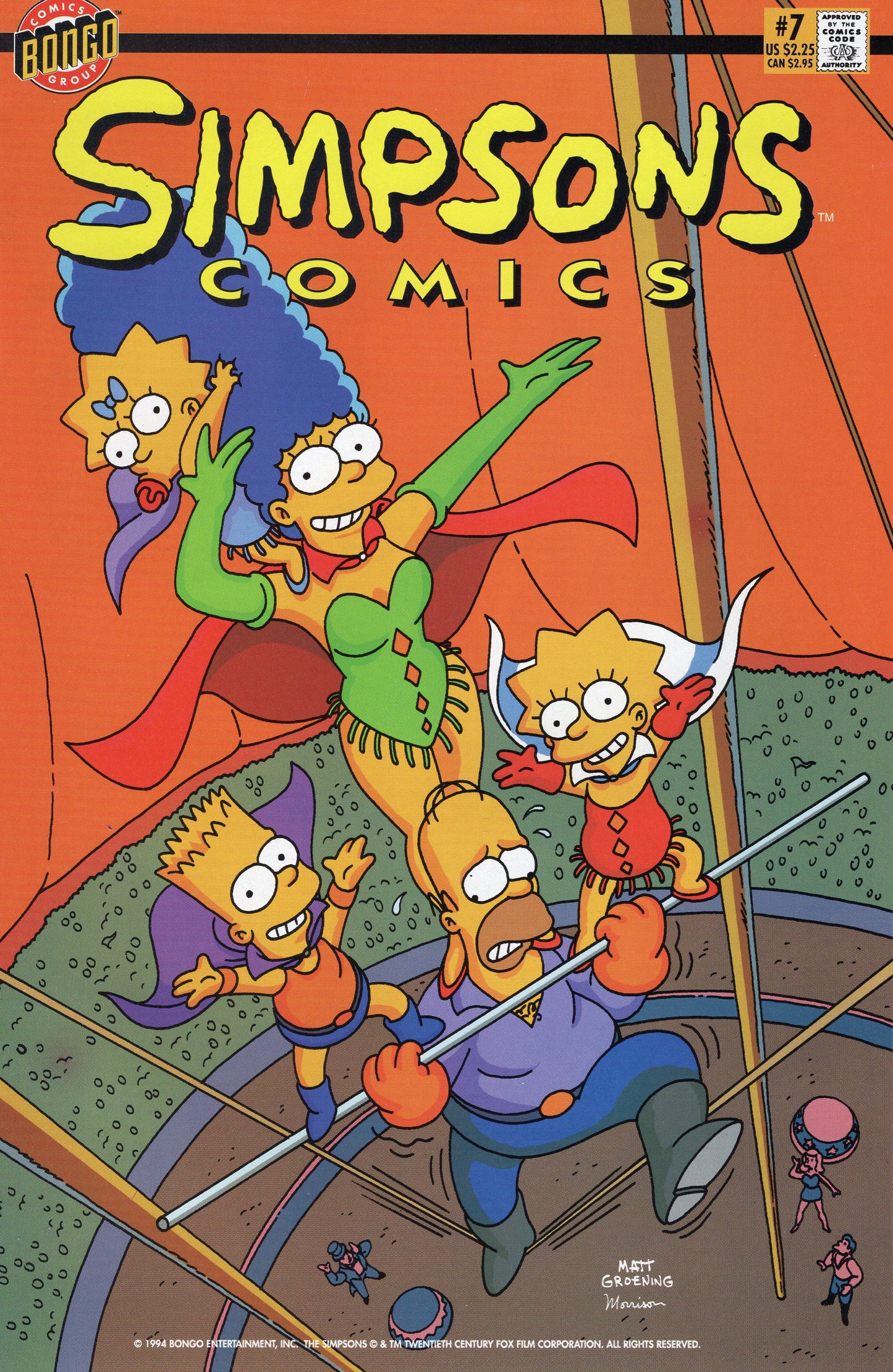 The Simpsons Comics #7 (Bongo 1993)