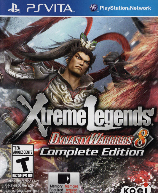 PS Vita Xtreme Legends Dynasty Warriors 8 Complete Edition