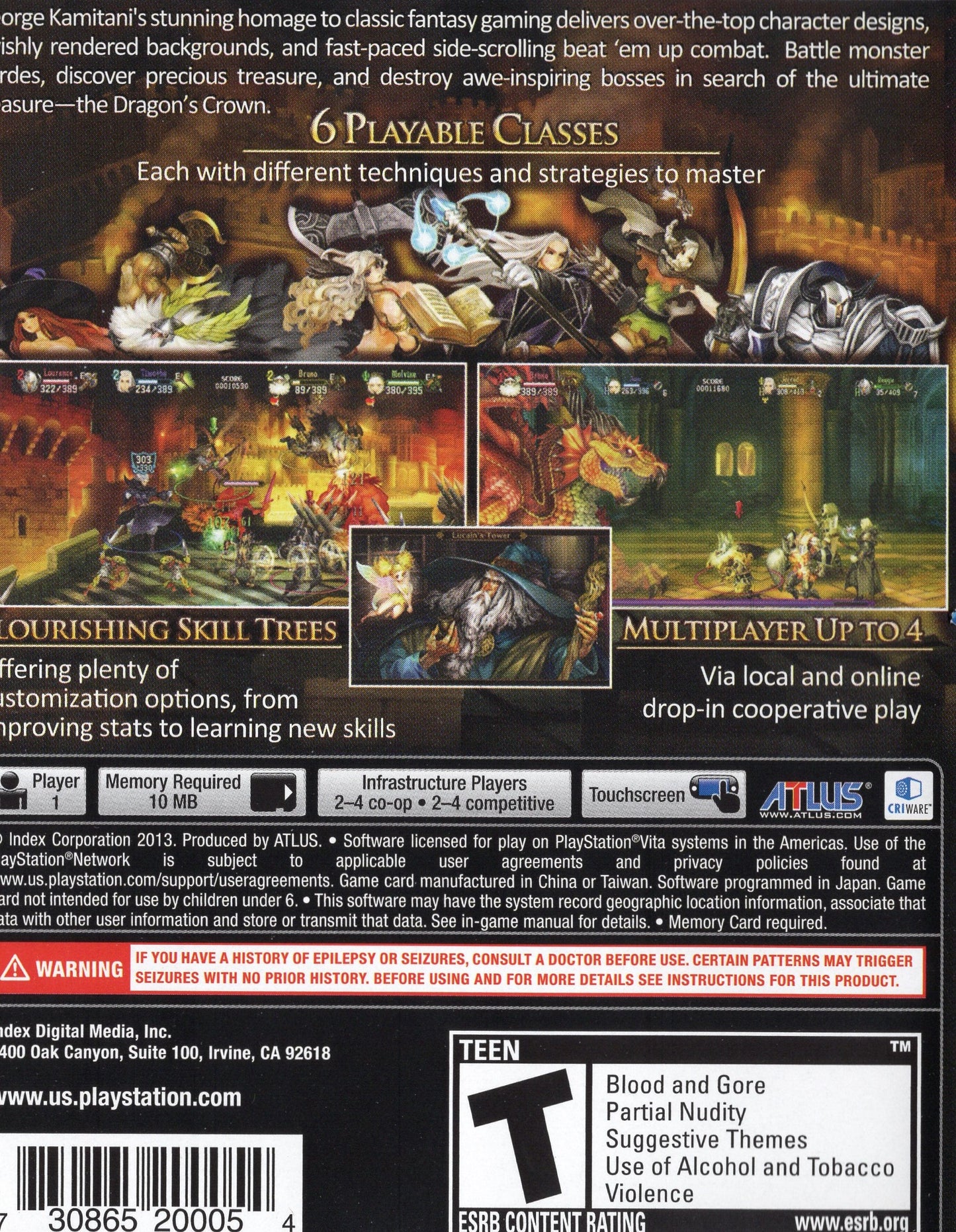 PS Vita Dragon's Crown