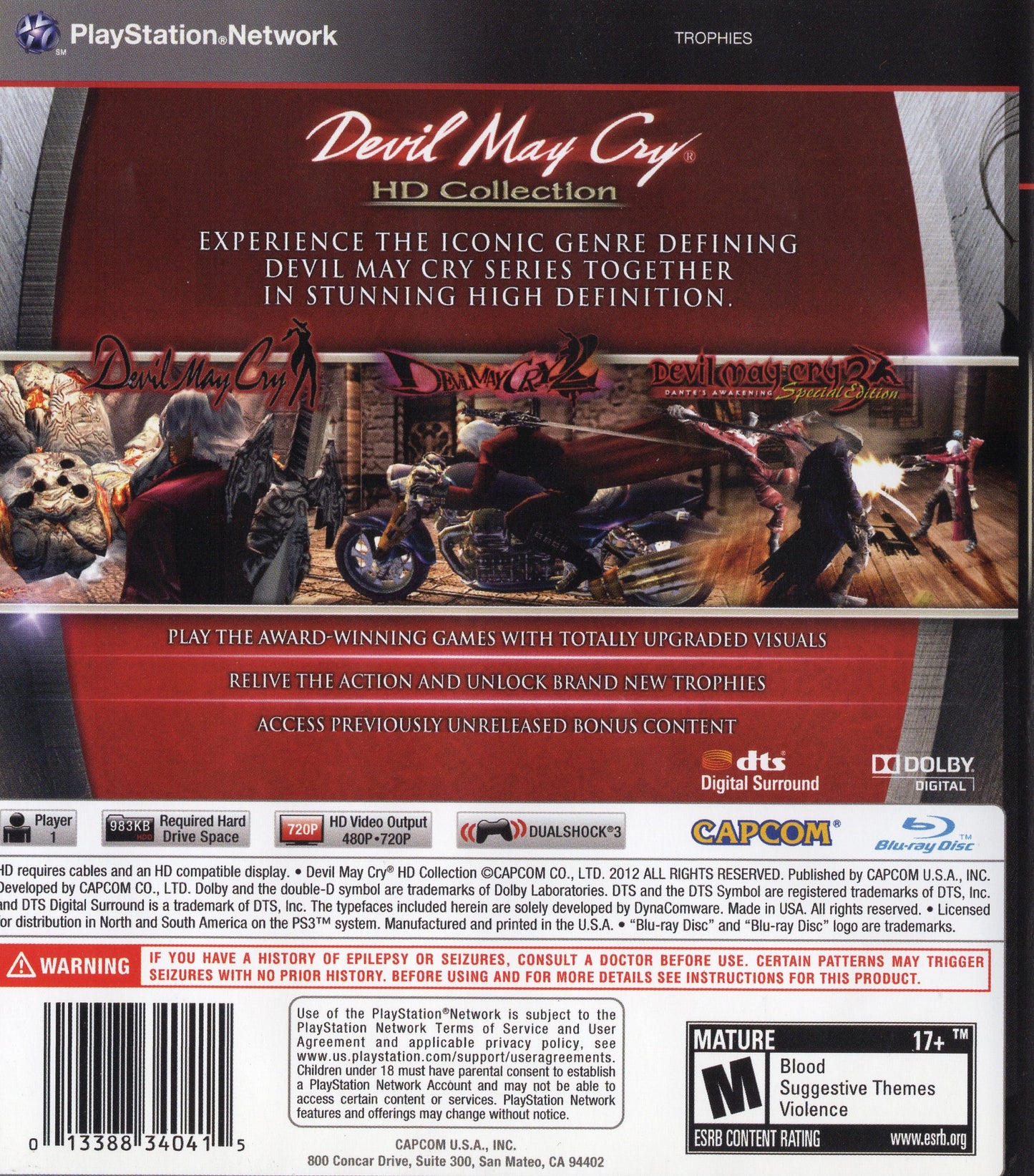 Devil May Cry HD Collection - PlayStation 3