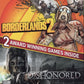 Xbox 360 Borderlands 2 & Dishonored Combo
