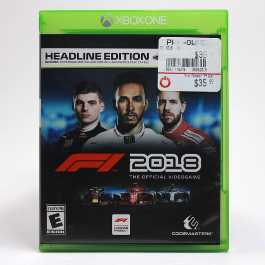 Xbox One F1 2018 The Official Video Game Pre-Owned