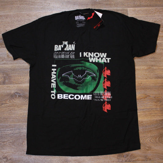 The Batman Radar Eye I Know What I To Become T Shirt Men's - Large New With Tags