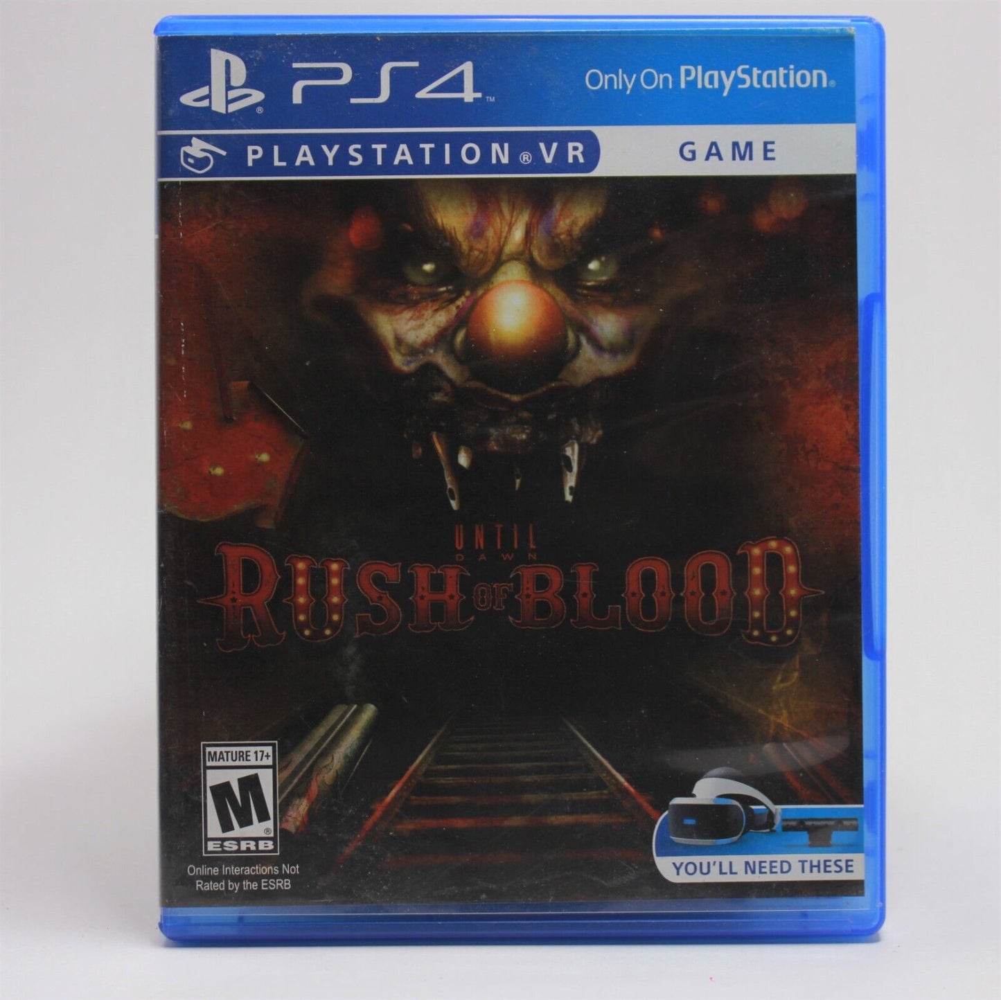 PS4 Until Dawn Rush of Blood VR Game Pre-Owned