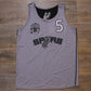 Spurs Youth League Basketball Jersey Reversible Black/Grey Youth Unisex - Small