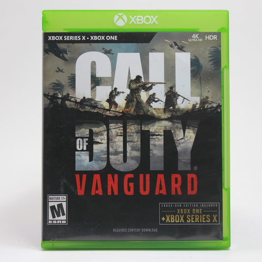 Xbox One Series X Call of Duty Vanguard