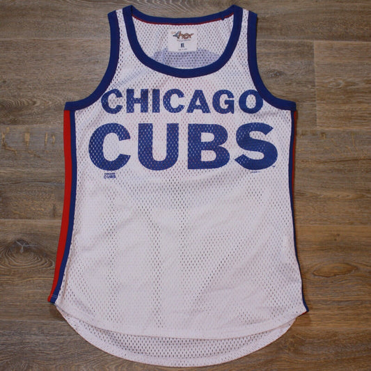 G-III 4HER CARL BANKS Chicago Cubs Tank Top Jersey T-shirt Women's  - XL