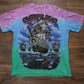 Vintage Grateful Dead Ship Of Fools Liquid Blue TieDye T-Shirt Mens - Large 2001
