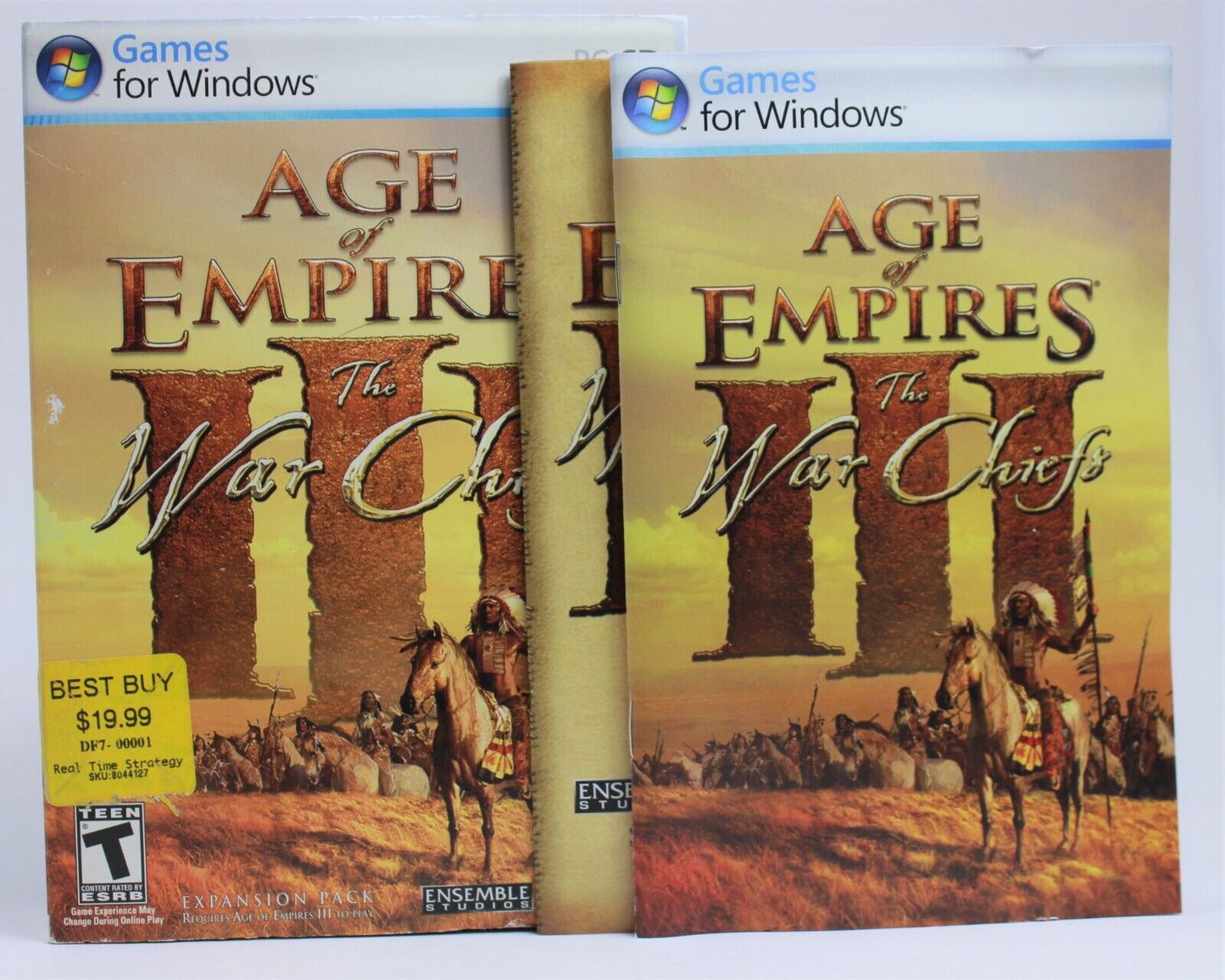 Age of Empires III The War Chiefs Expansion (2006) (Complete)