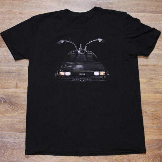 Back To The Future DeLorean Adult T-Shirt Mens Medium