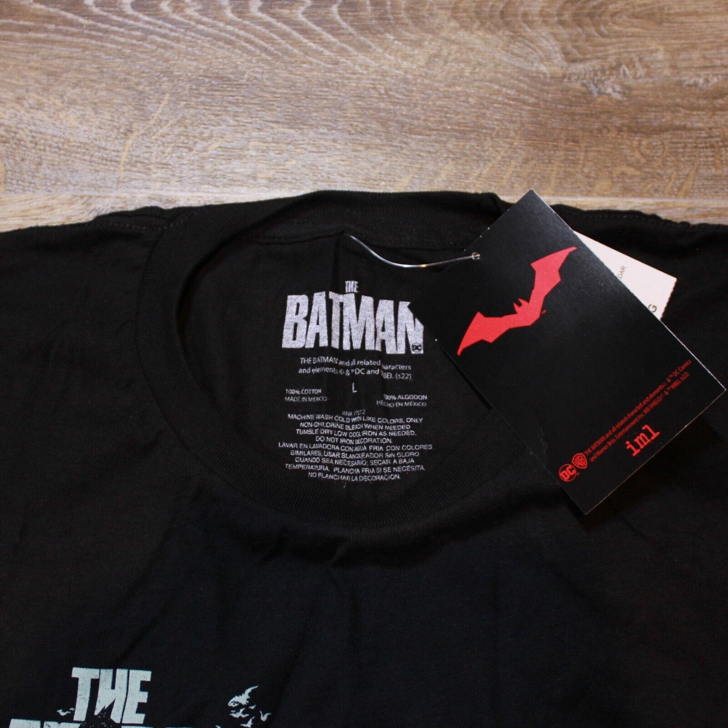 The Batman Radar Eye I Know What I To Become T Shirt Men's - Large New With Tags