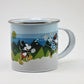 Disney Mickey and Minnie Choose Nature Tin Mug Cup 12oz Memorabilia
