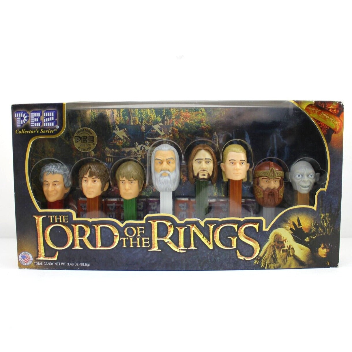 Lord of the Rings Pez Collectors Limited Edition 8 Characters Pez