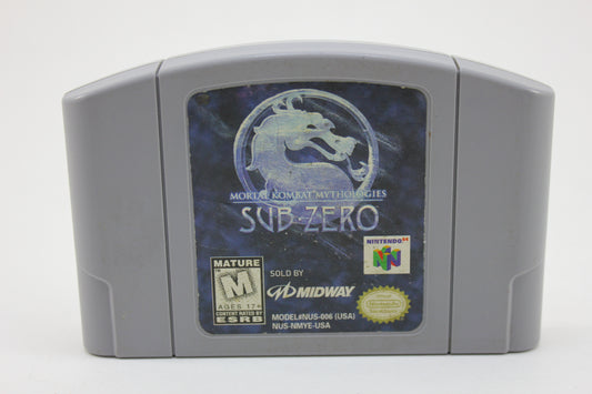 N64 Mortal Kombat Sub Zero