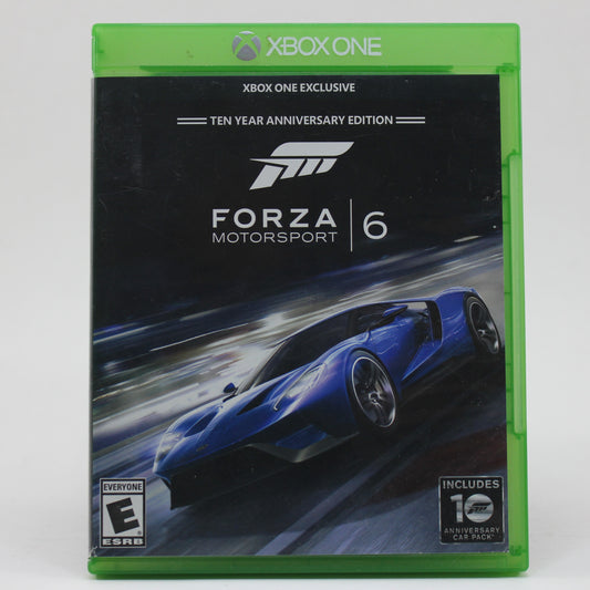 Xbox one Forza Motorsport 6: 10 Year Anniversary Edition