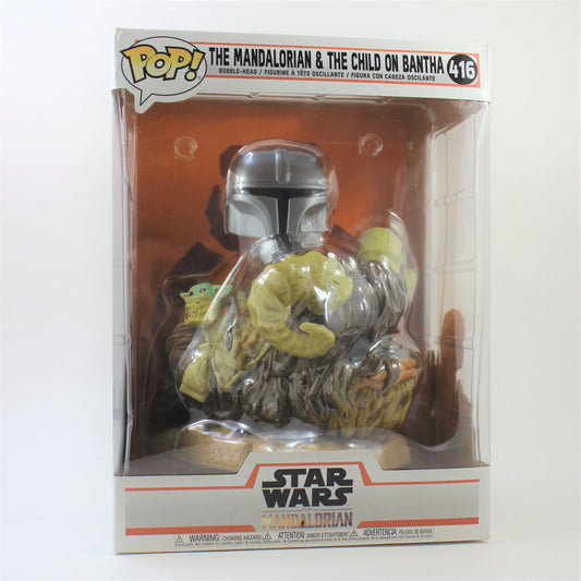 Funko Pop! Star Wars The Mandalorian: The Mandalorian & The Child on Bantha #416