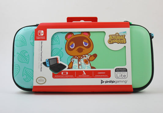 PDP Gaming Nintendo Switch Deluxe Travel Case-Tom Nook Animal Crossing New Horizons