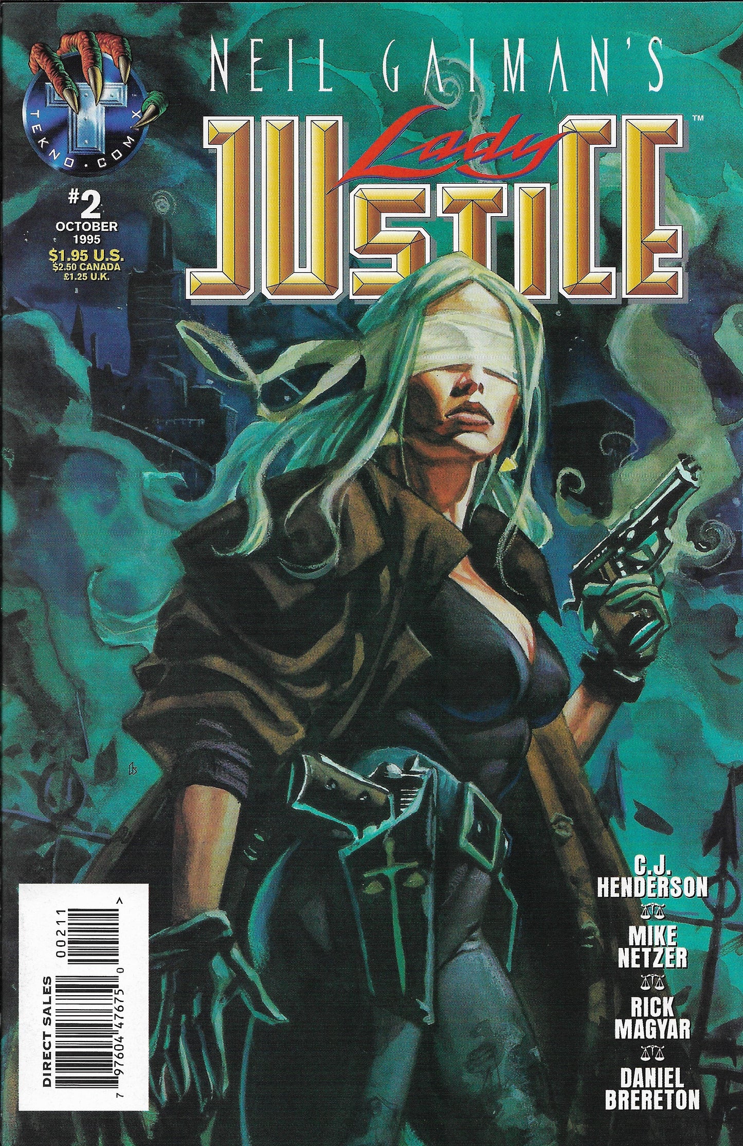Lady Justice Issue #2 (Tekno Comix 1995)