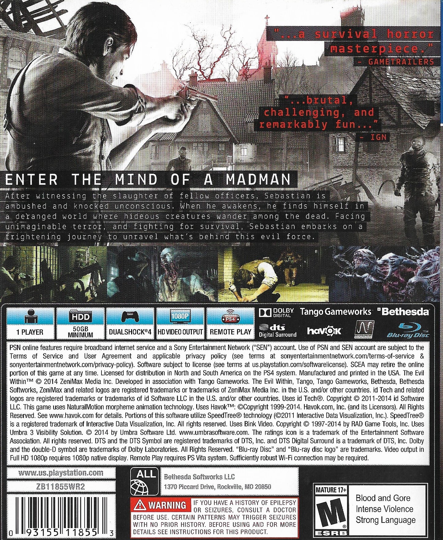 Ps4 Evil Within