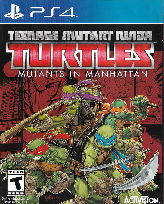 Ps4 Teenage Mutant NinjaTurtles Mutants in Manhattan