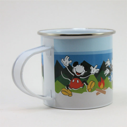 Disney Mickey and Minnie Choose Nature Tin Mug Cup 12oz Memorabilia