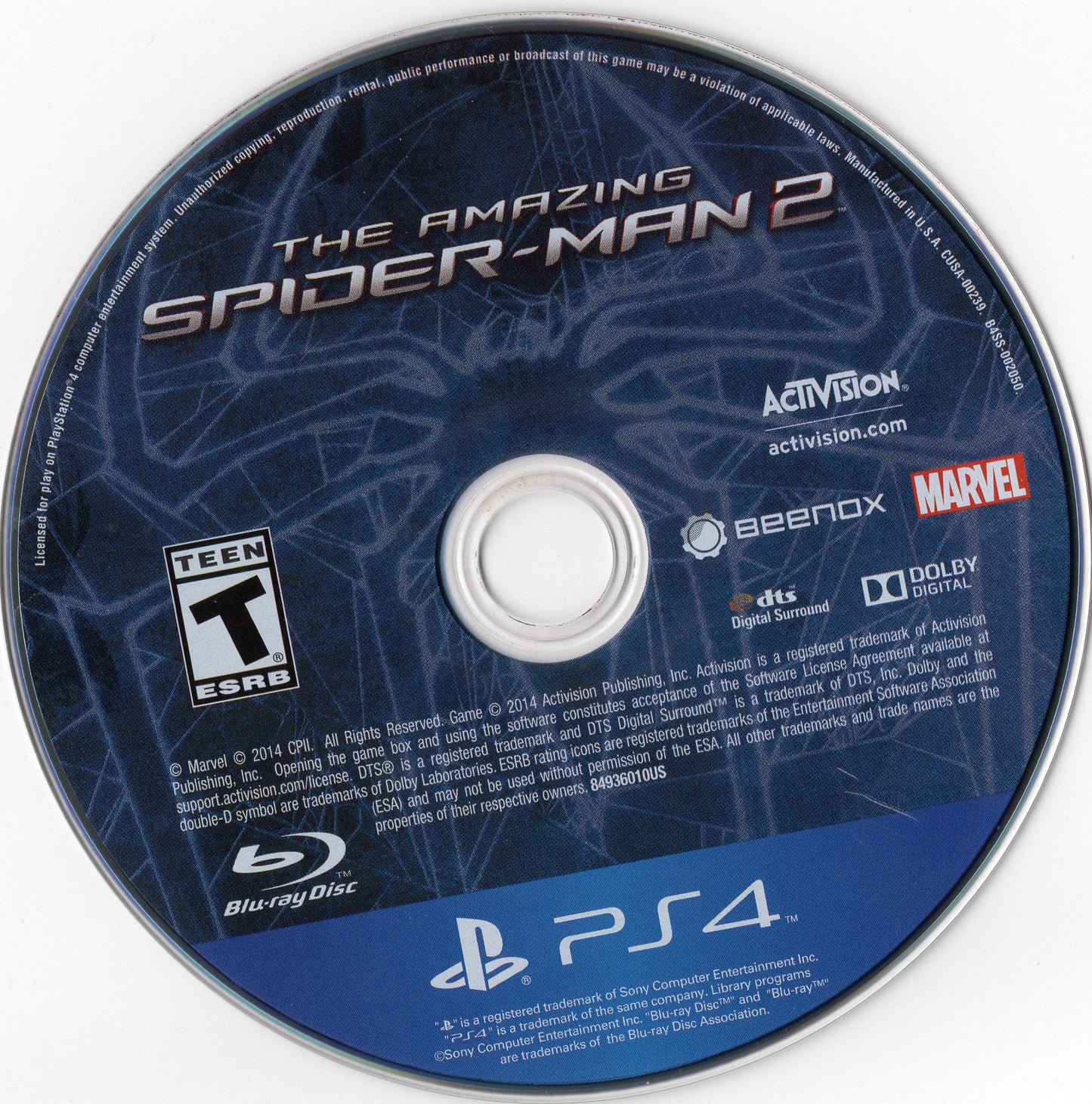 PS4 The Amazing Spider-Man 2 (2014)
